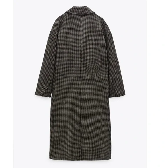 ZARA Wool Blend Coat - Picture 5 of 8